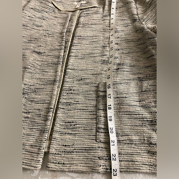 -EILEEN FISHER handwoven Organic Cotton Blazer size L - Picture 5 of 7